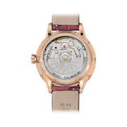 MIDO Rainflower Night Swiss Automatic Women’s Watch – White Dial, 34mm Rose Gold PVD – M0432073610600