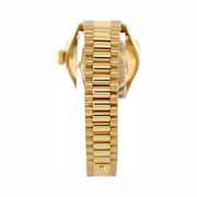 Rolex Pre-Loved Oyster Perpetual President Datejust 26 mm – 18K Yellow Gold Automatic Watch with Diamond Bezel 26