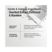 ANUA Heartleaf Low pH Deep Cleansing Water – Gentle Micellar Makeup Remover with Panthenol & Squalane for Sensitive Skin | Korean Skincare, 500g