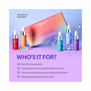 TIRTIR 5 Actives Power Serums Kit | Vitamin C, Niacinamide, Azelaic & Hyaluronic Acid Serums | Korean Skincare Set for Hydration, Radiance & Even Tone