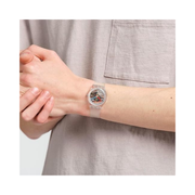 Swatch Clearly Gent Biosourced Unisex Quartz Watch – Transparent