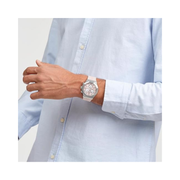 Swatch Poppingly Pink New Chrono Unisex Quartz Watch – 43mm