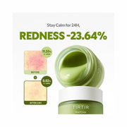 TIRTIR Matcha Calming Cream | 24-Hour Hydrating Korean Moisturizer for Sensitive & All Skin Types | Jeju Matcha PDRN, 6-Ceramide & Peptide Barrier Care | 1.69 Fl Oz