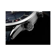 Raymond Weil Freelancer GMT Men’s Automatic Watch 2761-STC-50001 – Dual Time, Blue Gradient Dial, Leather Strap, 41mm