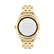 Coach Elliot Women's Gold-Tone Bracelet Watch – Black Dial, 36mm Quartz Timepiece