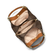 Michael Kors Lillie Large Chain Shoulder Bag – Signature Canvas & Leather Trim