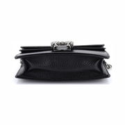 Gucci Pre-Loved Dionysus Super Mini Leather Bag – Black