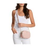 Michael Kors Jet Set Charm Small Oval Camera Crossbody Bag – Pebbled Leather