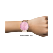 Invicta Angel Lady Women’s Quartz Watch – Rose Gold Stainless Steel Pink Dial 38mm