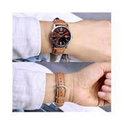 Casio MTP-V002L-5B3 Men’s Brown Dial Leather Dress Watch