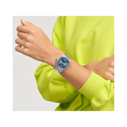 Swatch Shimmer at Dusk Irony Sistem51 Unisex Automatic Watch – Blue 42mm