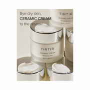 TIRTIR Natural Ceramide Cream – Deep Moisturizing Korean Face Cream with Polyglutamic Acid & Centella Asiatica Extract | Strengthens Skin Barrier, Boosts Radiance & Hydration for Glass Skin (50ml / 1.69 fl. oz)
