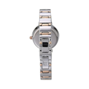 Anne Klein Women’s Genuine Diamond Dial Bracelet Watch – Silver/Rose Gold/Navy Blue