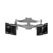 Rado True Square Black Ladies Watch – 29.2mm Swiss Automatic | High-Tech Ceramic & Titanium, Rose Gold Indexes