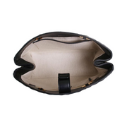 Tory Burch Fleming Soft Chain Tote – Black Lamb Leather Diamond Quilted Shoulder Bag