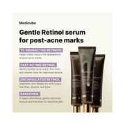 Medicube Deep Reviving Bakuchiol Retinol Facial Serum – 4th Gen Anti-Aging Retinol & Bakuchiol for Fine Lines, Uneven Skin Tone, and Blemish Scars – Korean Skincare, 1.01 oz