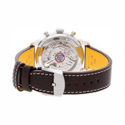Breitling Shelby Cobra Top Time B01 – 41mm Stainless Steel Chronograph Watch with Brown Leather Strap