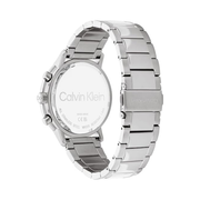 Calvin Klein Gauge Men’s Multifunction Watch – Blue Sunray Dial, Stainless Steel Mesh Bracelet, Quartz Movement, 44mm Bold Modern Timepiece