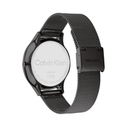 Calvin Klein Timeless Women’s Multifunction Quartz Watch – 38mm Black Ion-Plated Mesh Bracelet