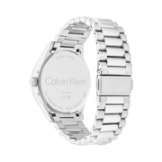 Calvin Klein Iconic Unisex Quartz Watch – 40mm Stainless-Steel Case with Bracelet