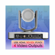 AVKANS 4K NDI PTZ Camera with AI Tracking – HDMI, SDI, and IP Outputs | Professional Live Streaming PTZ Camera for Church, Worship, Events, and Studios | PoE Supported