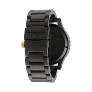 Nixon 51-30 Chrono Men’s Watch – Matte Black/Gold, 51mm, 300m Water Resistant, A1389