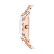 Michael Kors Emery Rose Gold-Tone Women’s Watch – 33mm Rectangle Stainless Steel (Model MK4743)