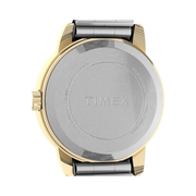 Timex Women’s Easy Reader 25mm Analog Watch with Two-Tone Expansion Band, INDIGLO Backlight & Date Display
