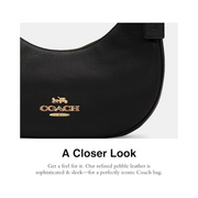 Coach Unisex Bailey Hobo – Refined Pebble Leather Curved Shoulder Bag