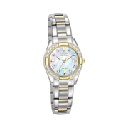 Citizen Women’s Eco-Drive Dress Classic Diamond Watch – Two-Tone, Mother of Pearl