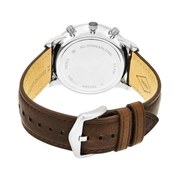 Fossil Neutra Men’s Chronograph Watch – Stainless Steel Case, Brown Leather Strap, Cream Dial, 44mm