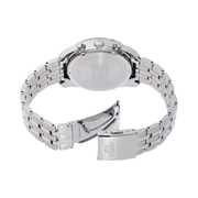 Orient Contemporary Solar Chronograph Men’s Watch – 40mm Blue Dial, Stainless Steel Bracelet, 50M Water Resistant