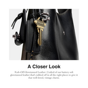 Coach Brooklyn 28 Mixed Leather Messenger Bag – Signature Canvas & Calf Leather in Black Brown