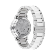 Calvin Klein CK Iconic Men’s Automatic Watch – 40mm Skeleton Dial, Stainless Steel Bracelet, Self-Winding Luxury Timepiece