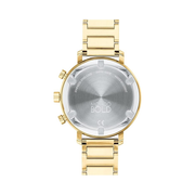Movado Women’s Bold Evolution Gold Ion-Plated Watch – Swiss Quartz Chronograph, Stainless Steel Bracelet, Yellow Gold