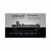 AVKANS Pro PTZ Camera Joystick Controller with 5-Inch Touch Preview LCD – IP NDI Camera Control Keyboard with 4D Joystick for Worship, Church, and Live Streaming | PoE Enabled