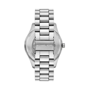 Michael Kors Lexington Men’s Chronograph Watch – Stainless Steel 44mm with Red Dial | MK9242