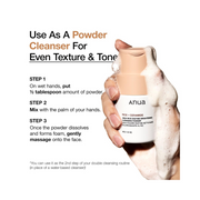 ANUA Rice Enzyme Brightening Cleansing Powder – Gentle Exfoliating Face Wash & Rice Mask for Radiant, Smooth Skin | Korean Skincare, Fragrance-Free, 40g