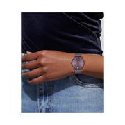 Coach Elliot Women's Purple Mesh Bracelet Watch – Tea Rose Detail, 36mm Quartz Timepiece