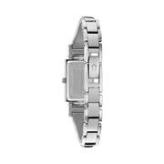 Bulova Ladies’ Classic Diamond Dial Quartz Watch – Rectangular Case