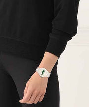 Lacoste Neocroc Quartz Watch – Unisex Silicone Strap, 5ATM Water Resistant, Minimalist Fashion Timepiece (38mm/42mm)