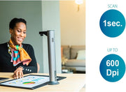 IRIScan Desk 7 PRO Scanner Document Camera a3 Scanner: 4K UltraHD|18MP|600dpi|visualizer|Library Scanner|Portable Scanner|Book Scanner|AI Curve Flattening|Finger Hiding|Win Mac
