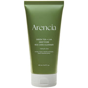 ARENCIA Deep Pore Rice Cake Cleanser – Salicylic Acid, Green Tea & LHA for Gentle Exfoliation & Pore Care