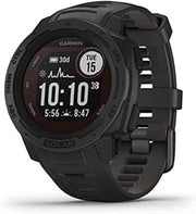 Garmin Instinct® Solar – Rugged Outdoor GPS Smartwatch with Solar Charging, Health & Fitness Tracking, Graphite