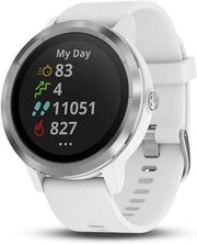 Garmin Vivoactive 3 GPS Smartwatch (White/Silver) | Contactless Payments, Built-In Sports Apps, Bluetooth Connectivity