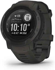 Garmin Instinct 2 Rugged Outdoor GPS Watch – Graphite, Multi-GNSS, TracBack Routing, Military-Grade Durability