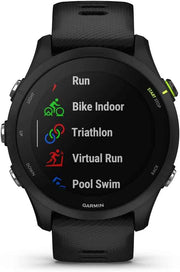 Garmin Forerunner 255 Music GPS Smartwatch – Black | Running & Fitness Watch with Built-in Music, GPS, Training Features | Bundle with 2-YR CPS Enhanced Protection Pack