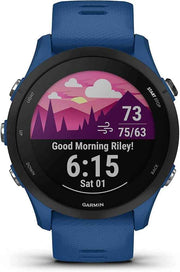 Garmin Forerunner 255 GPS Running Smartwatch – Tidal Blue | Advanced Training Features, Multi-Sport Support, Wrist-Based Running Power | Bundle with 2-YR CPS Enhanced Protection Pack