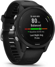 Garmin Forerunner 255 Music GPS Smartwatch – Black | Running & Fitness Watch with Built-in Music, GPS, Training Features | Bundle with 2-YR CPS Enhanced Protection Pack