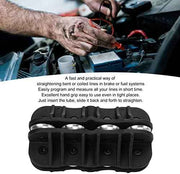 Handheld Tubing Straightener, 3/8 in Tube Straightening Tool for Brake and Fuel Line, Portable Metal Pipe Straightening Tool Compatible with Copper, Stainless Steel, Steel,